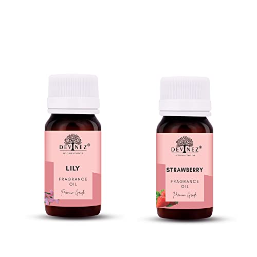 Image of Devinez Lilly, Strawberry Aroma Oil for Diffuser /Ultrasonic Aroma Diffuser /Tealight Diffuser /Reed Diffuser, 30ml Each