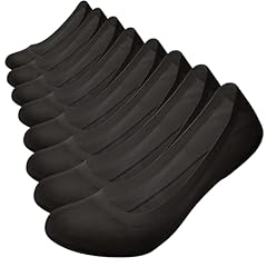 4 Pairs of Black Invisible Socks