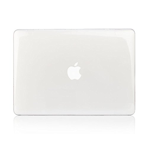 RUBAN Case Compatible with MacBook Pro 15 inch (2015-2012) Release A1398, Plastic Hard Case Shell with Keyboard Cover for Old Version MacBook Pro Retina 15 Inch, Crystal Clear
