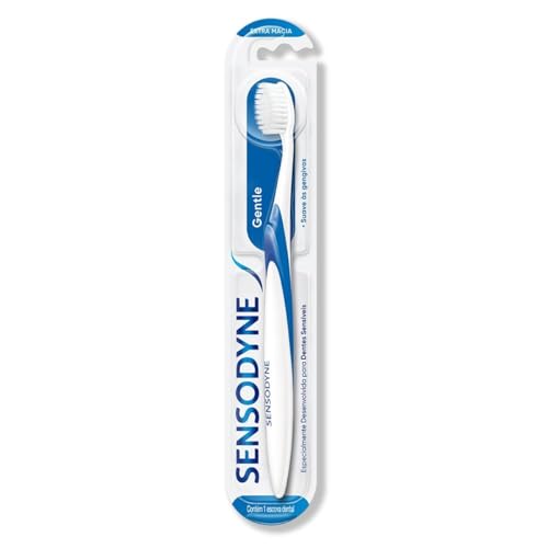 Sensodyne NOVO Escova de Dente Extra Macia, Gentle, para Dentes Sensíveis, Suave às Gengivas e Limpeza Completa