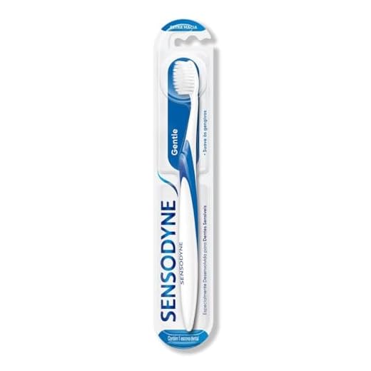 Sensodyne Escova de Dente Gentle para Dentes e Gengivas Sensíveis, Cerdas Extra Macias e Limpeza Suave