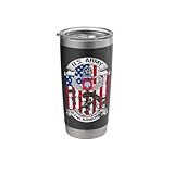 82nd Airborne Division Death From Above Flag US Veteran Stainless Steel Insulated Tumbler