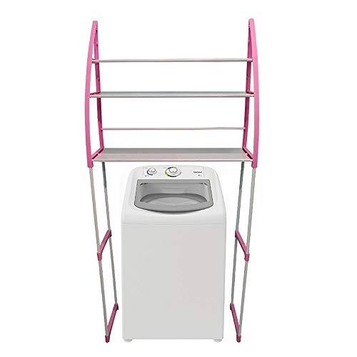 Rack Estante Lavanderia Maquina de Lavar Prateleira Organizador Metal Casa Organização