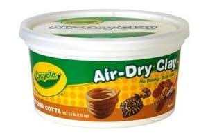 2-Pack Crayola Air Dry Clay in Terra Cotta
