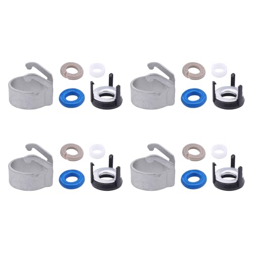 ApplianPar 4Pcs Engine Fuel Injector Seal Repair Kit for A3 A4 A5 Q3 TT Quattro