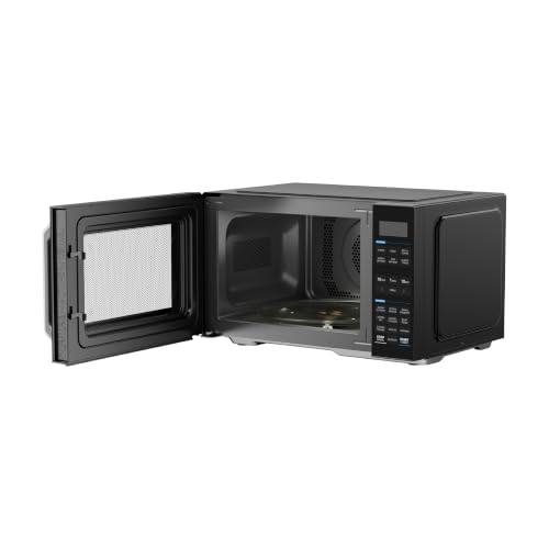 Image of Midea 24L Convection Microwave oven with Air Fry, Grill, 800W Microwave Power, 232 Auto Cook Menus, Stainless Steel Cavity (MMOP02XA-ECSEBK, Multi-Stage Cooking, Defrost by Time & Weight)