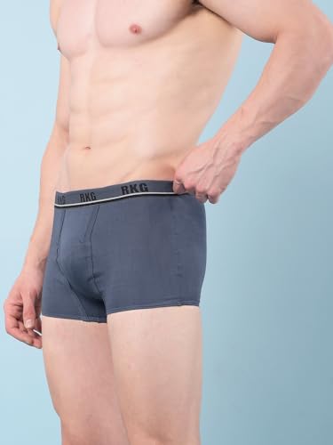 Image of RKG Men's Cotton Trunks Soft & Breathable Innerwear | Comfortable Stretch Fit Everyday Underwear | Durable Elastic Waistband | from Dollar Brand