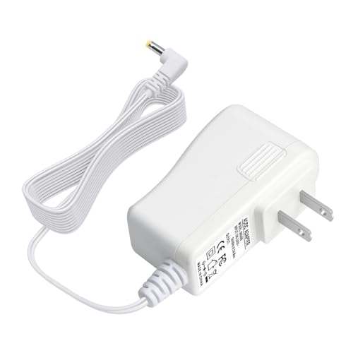 Power Cord for VTech Baby Monitor Charger, Compatible with VM901 VM919HD VM919-2HD VM819 VM819-2 PU Video Monitor Handheld Screen Parent Unit 5V White Aadpter Cable (Not for Baby Unit Cam)