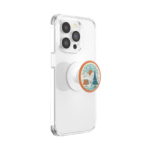 Image of PopSockets Adhesive Phone Grip, Holder- Get Outside | Secure Comfortable Hold, Anti-Drop, Kickstand, Nature, Leaf, Fun, Cool, Unique