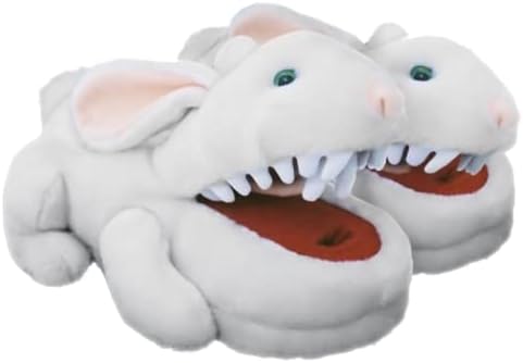Toy Vault Monty Python Slippers, Rabbit with Big Pointy Teeth, Adult Size
