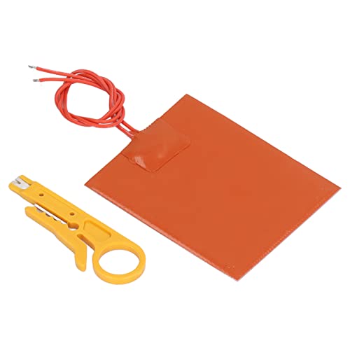 Silicone Heating Pad 12V Universal Engine Heater Car Oil Pan Heater Pad 20W 250℃ Electric Heater Pad