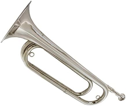 JvnSvn Bugle Nickel Sliver Lacquer with Mouthpiece, Brass