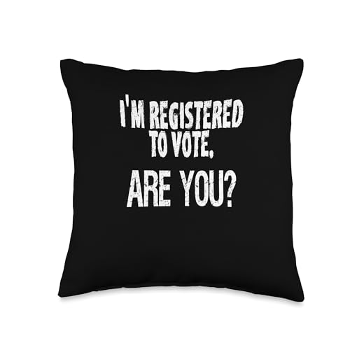 Register to Vote Election Support Throw Pillow