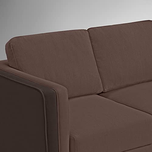 Image of Sleepyhead Mojo - 2 Seater Dual Tone Luxury Sofa (Fabric, Crazy Brown)
