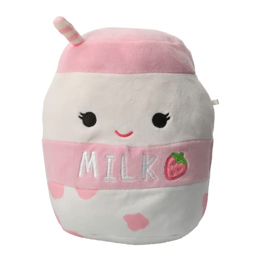 Squishmallows Lait de fraise peluche collection Kellytoy 2022 doudou multicolore 17,8 cm