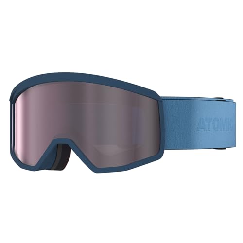 ATOMIC FOUR JR XS Kinder-Skibrille I Extra kleine Ski- & Snowboardbrille mit Anti-Beschlag-Scheibe für klare Sicht I Unisex-Ski-Brille mit Live Fit Rahmen für individuelle Passform