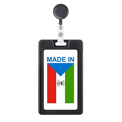 Porte-badge rétractable de Guinée équatoriale évite la perte de pass