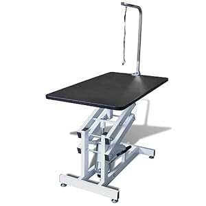 Hydraulic Adjustable Pet Dog Grooming Table with 1 Noose(Weight:163.14 lbs),170230