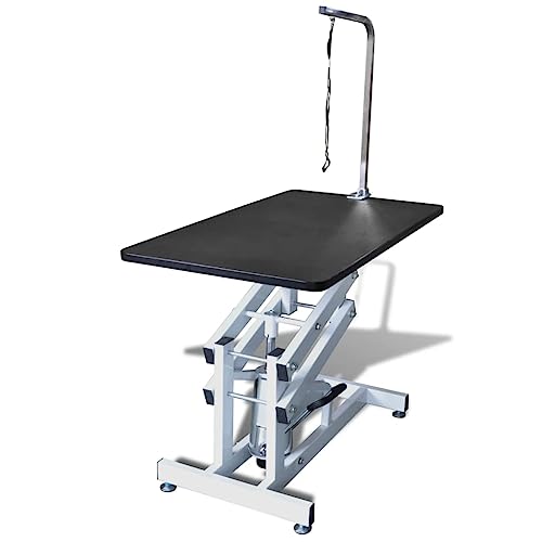 Hydraulic Adjustable Pet Dog Grooming Table with 1 Noose(Weight:163.14 lbs),170230