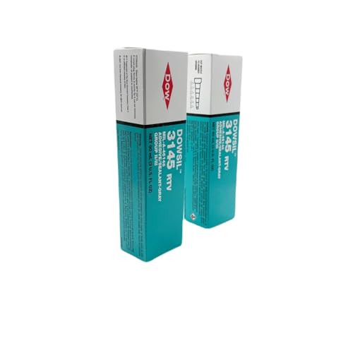 DOWSIL 3145 Silicone Adhesive Gray 3oz (2-Pack)
