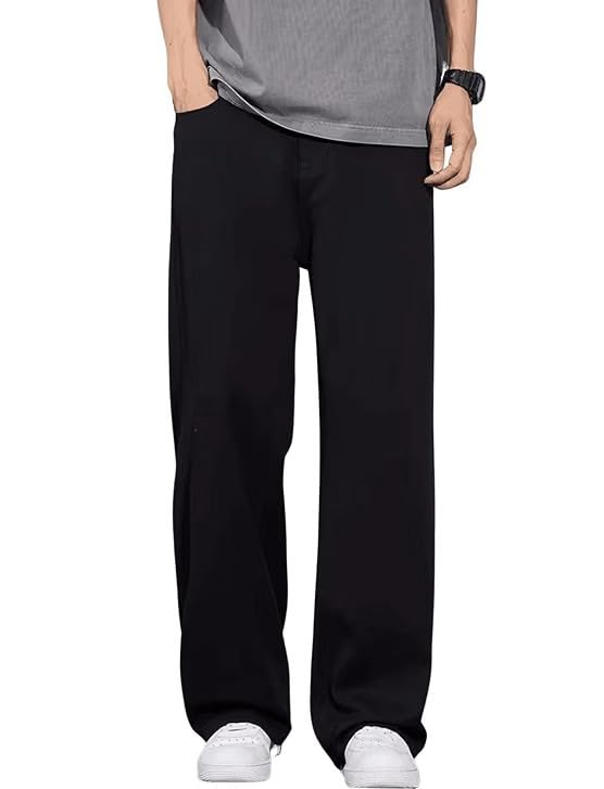 JAAR FASHION Men's Baggy Fit Blue Jeans - Image 1
