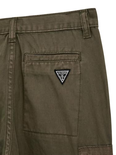 GUESS Boys' Rigid Gabardine Cargo Pants3