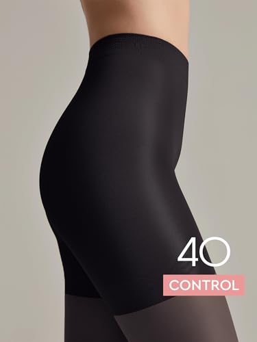 Image of Conte Body Shaping Semi Opaque Compression Tights Pantyhose Control 40 Den