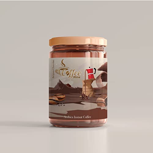 Coffee Mine - Instant Arabica Coffee | Instant Premium Flavored Arabica Coffee | Original | Flavored (Belgium, 100gm)
