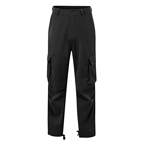Cargo Pants for Men Tactical Jogging Pants Baggy Wide Leg Sweatpants Elastic Waist Jogger Pant with Multi Pockets3