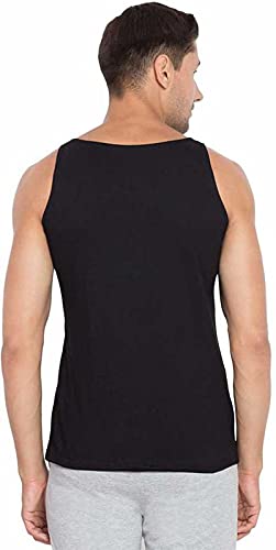 Image of BLUECON Men's Solid Regular fit Vest (Black)