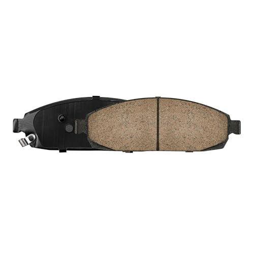 Image of Detroit Axle - Front Brake Pads for 2005-2010 Jeep Grand Cherokee Commander 2006 2007 2008 2009 Ceramic Brake Pads w /Hardware Replacement