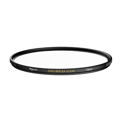 Thypoch 72mm UV�t�B���^�[ �ی�t�B���^�[ �����Y�ی� �����ߗ� �ᔽ�� ���g ���w�K���X ���w�R�[�g �F���Ԃ�}�� �N���A�t�B���^�[ ������������ Zero Reflex Clear Filter �u���b�N