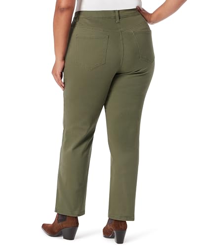 Image of Gloria Vanderbilt Womens Amanda Classic High Rise Tapered Jean Plus Size