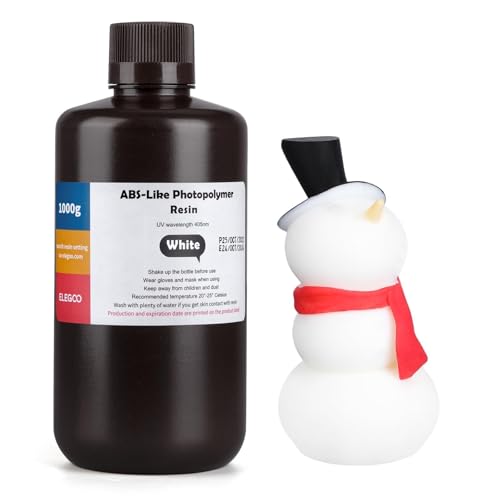 ELEGOO ABS-Like 3D Printer Resin White 1000g
