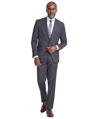 Tallia Mens Classic fit Suit Jacket Blazer 50 L Grey Solid