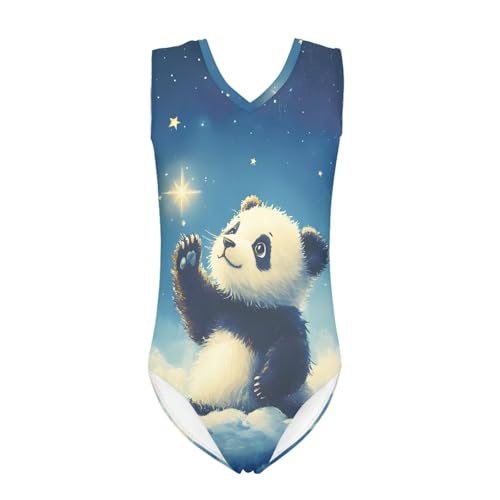 Image of Biyejit Girls Leotards Dance Sport Wear Gymnastics One-Piece Swimwear for Kids 3-14 Years