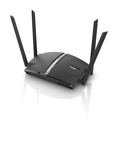 Roteador Wireless EXO McAfee AC 1300Mbps com sistema MESH e comandos de voz Google/Alexa + FOTA