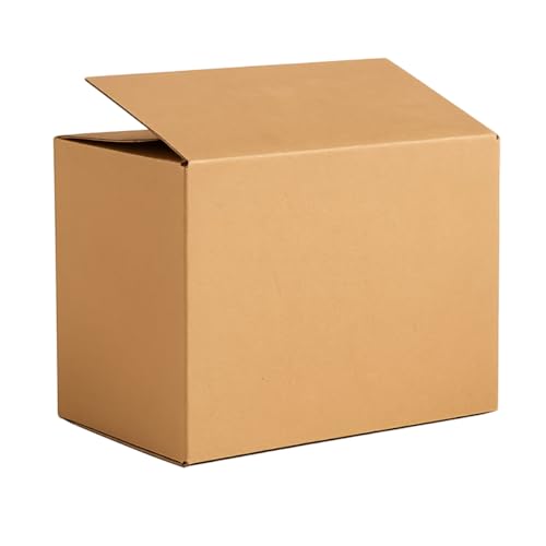 TELECAJAS | 20 Cajas 40x30x30 cm con Cinta Adhesiva | Robustas de Cartón para Mudanza o Envío con Asas - Ideal Libros, Revistas, Ropa | Pack de 20 + Precinto 125 m. de Regalo