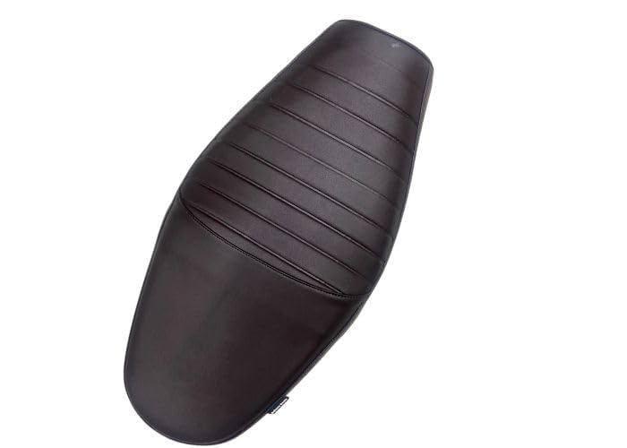 Sahara Seats Compatible with TVS Ronin Water Resistant Vegan Leather Seat Cover (Brown)