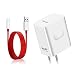Rexin OnePlus 7 pro Warp Charger, 30W Power Adapter [5V 6A] + OnePlus USB-C Fast Charging Cable 1M / 3.3FT Data Cable for OnePlus7 6T 6 5T 5