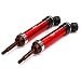 Integy RC Model Hop-ups T8564RED XHD Steel Rear Universal Drive Shaft (2) for Traxxas 1/10 Slash & Stampede 4X4