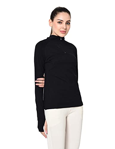 Image of SHARK TRIBE Solid Women High Neck
