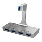 SABRENT Premium 4-Port Aluminum USB 3.0 Hub for iMac Slim Unibody (HB-IMCU)