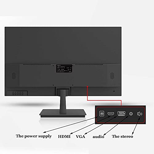 Image of Portable Wireless Monitor 24-inch Ultra-Thin Flat Panel LCD External Monitor 1920x1080p Low Blue Light Micro Bezel Suitable for Home Office and Travel Use