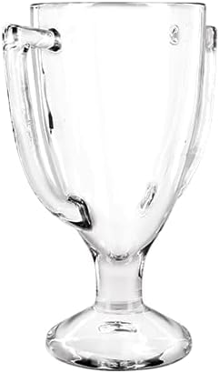 Image of Crown Awards 7 inch Custom Engraved Cup Trophy, Personalized Glass Cup Award with Your Text