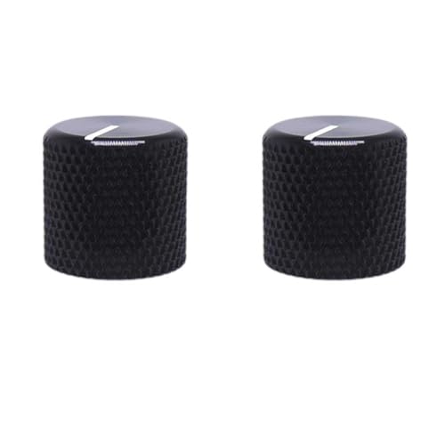 2 Pack Universal Potentiometer Pot Knobs, 1/4
