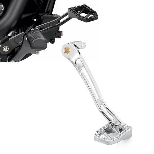Pédale de levier frein noire pour les longs road trips en Fat Boy