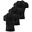 Black-grey(3 Pack)