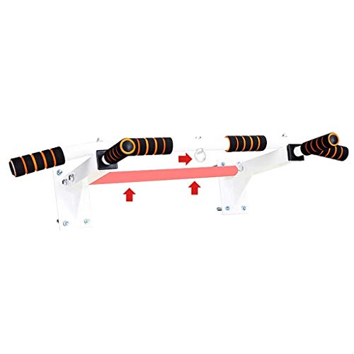 PORTAYH Horizontale Linie Klimmzugstange Eingang Fitness Klimmzugstange Krafttraining, Ergonomisches Grip Trainer Workout for Heimtraining (Color : White) Cover