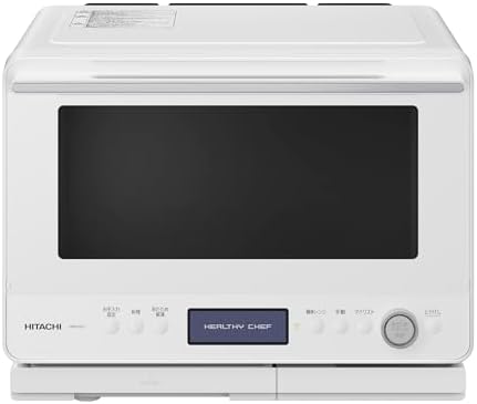 （17:00時点） 日立 過熱水蒸気 オーブンレンジ 大容量 30L MRO-W1C W フロストホワイト 保証1年 お手入れ簡単 ピッタリ設置 熱風コンベクション 2段式 Wスキャン ワイドオーブン ヘルシーシェフ